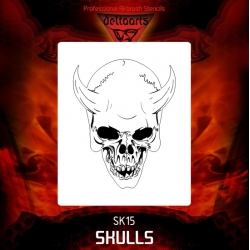 Szablon czaszka nr 15 XXL