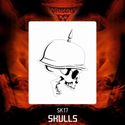 Szablon czaszka nr 17 XXL