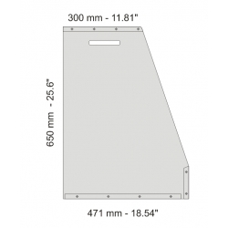 Rack ścięty 20° rozmiar 12U