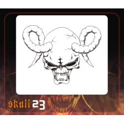 Szablon czaszka nr 23 XL