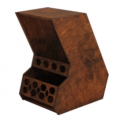 Rack podłogowy 15U kąt nachylenia 22°