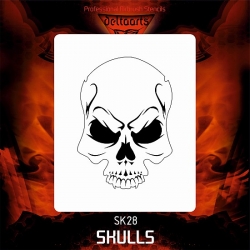 Szablon czaszka nr 28 XL