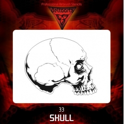 Szablon czaszka nr 33 XXL