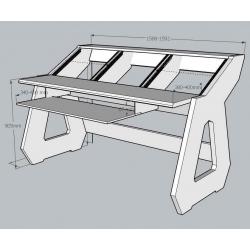 Biurko studyjne dąb lub jesion 19