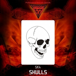 Szablon czaszka nr 4 XXL