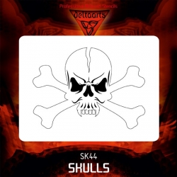 Szablon czaszka nr 44 XL