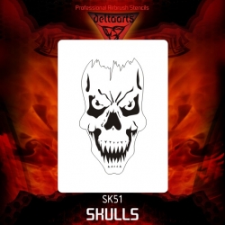 Szablon czaszka nr 51 XL
