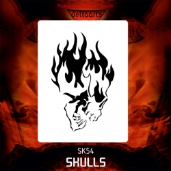 Szablon czaszka nr 54 XL