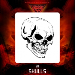 Szablon czaszka nr 70 XL