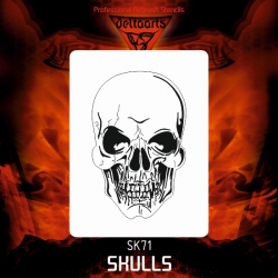 Szablon czaszka nr 71 XL