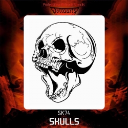 Szablon czaszka nr 74 XL