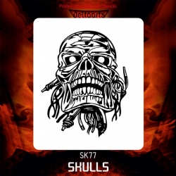 Szablon czaszka nr 77 XXL