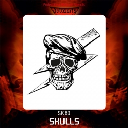 Szablon czaszka nr 80 XL