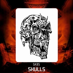 Szablon czaszka nr 85 XL