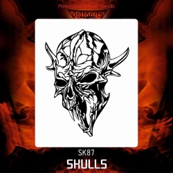 Szablon czaszka nr 87 XL