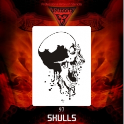 Szablon czaszka nr 97 MINI