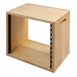 Rack biurkowy lity jesion rozmiar 10U