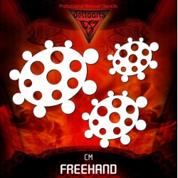 Szablony Freehand zestaw koła CM