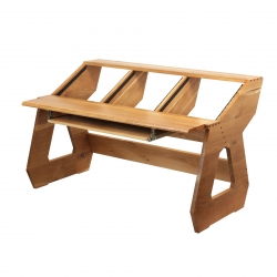 Biurko studyjne dąb lub jesion 19" rack do studia 30U 3x10U