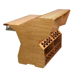 Kompaktowe biurko studyjne rack 32U