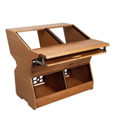 Kompaktowe biurko studyjne rack 32U