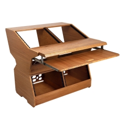 Kompaktowe biurko studyjne rack 32U