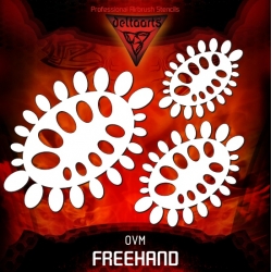 Szablony Freehand zestaw ovale OVM