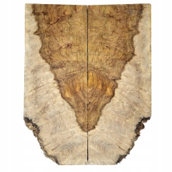 Drewno stabilizowane Amboina czeczot biel okładki 8x56x148mm SABSC2