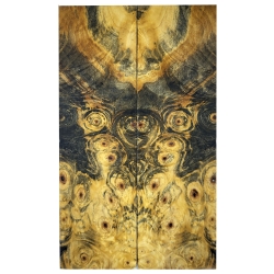 Drewno stabilizowane Buckeye Burl czeczot okładki 8x54x182mm SBSC_78