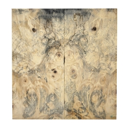 Drewno stabilizowane Buckeye Burl czeczot okładki 8x55x120mm SBSC82