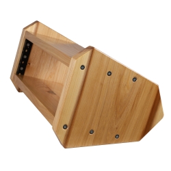 Rack biurkowy o kącie nachylenia 25-30° lity wiąz 2U