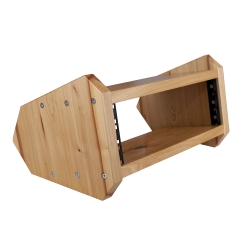 Rack biurkowy o kącie nachylenia 25-30° lity wiąz 2U