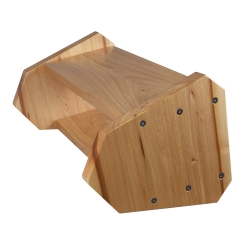 Rack biurkowy o kącie nachylenia 25-30° lity wiąz 2U