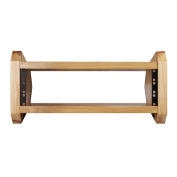 Rack biurkowy o kącie nachylenia 25-30° lity wiąz 2U