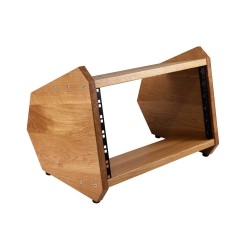 Rack biurkowy o kącie nachylenia 25-30° lity dąb 2U