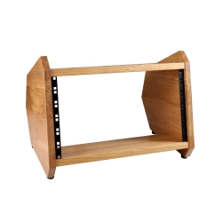 Rack biurkowy o kącie nachylenia 25-30° lity dąb 2U