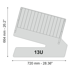 Stojak podłogowy Rack 19