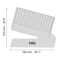 Stojak podłogowy Rack 19