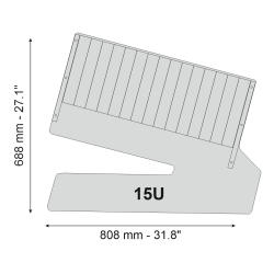 Stojak podłogowy Rack 19