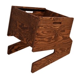 Rack podłogowy 18° sklejka sosnowa 12U