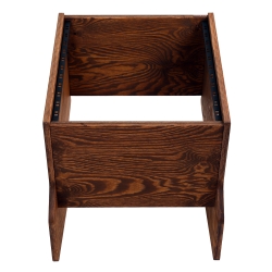 Rack podłogowy 18° sklejka sosnowa 12U