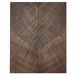 Drewno stabilizowane Leopard wood Roupala okładziny okładki 7x52x137mm SRS1