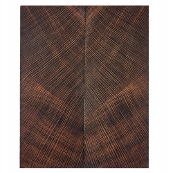 Drewno stabilizowane Leopard wood Roupala okładziny okładki 7x52x137mm SRS1