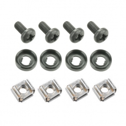 Zestaw śrub do szyn rack 1U