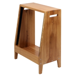 Rack ścięty na nogach lity dąb 16U