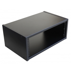 Rack biurkowy czarny rozmiar 3U